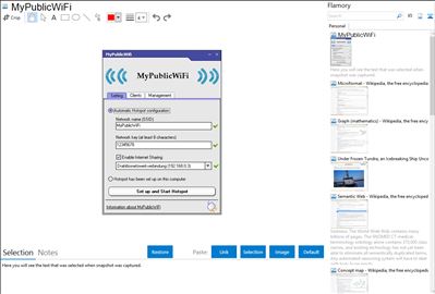 MyPublicWiFi - Flamory bookmarks and screenshots