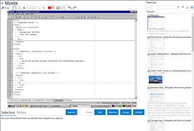 Mystix - Flamory bookmarks and screenshots