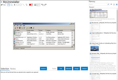 MyUninstaller - Flamory bookmarks and screenshots