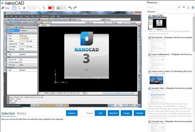 nanoCAD - Flamory bookmarks and screenshots