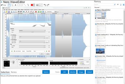 Nero WaveEditor - Flamory bookmarks and screenshots