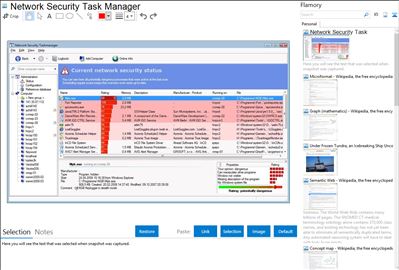 Network Security Task Manager - Flamory bookmarks and screenshots
