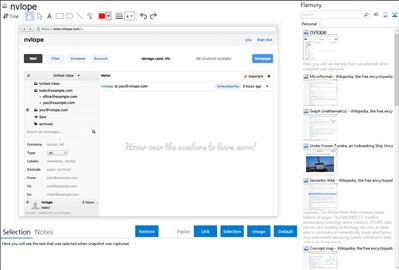 nvlope - Flamory bookmarks and screenshots