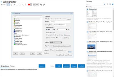 Oolauncher - Flamory bookmarks and screenshots