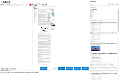 OSalt - Flamory bookmarks and screenshots