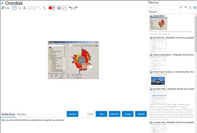 Overdisk - Flamory bookmarks and screenshots