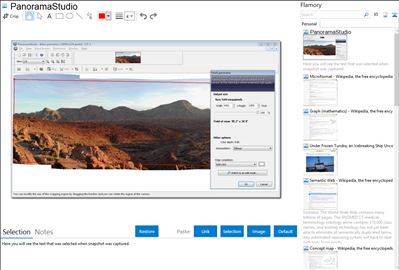 PanoramaStudio - Flamory bookmarks and screenshots