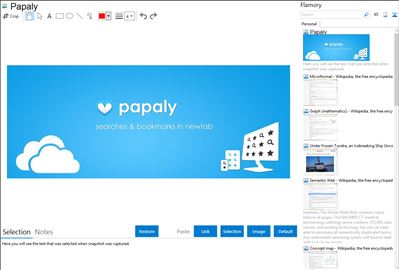 Papaly - Flamory bookmarks and screenshots