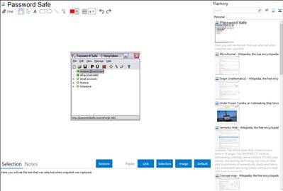 Password Safe - Flamory bookmarks and screenshots