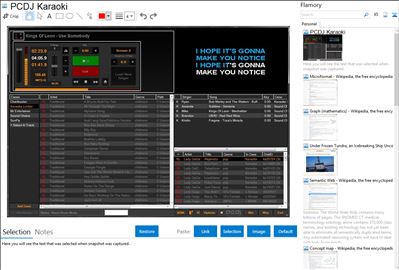 PCDJ Karaoki - Flamory bookmarks and screenshots