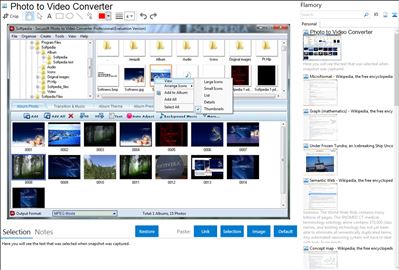 Photo to Video Converter - Flamory bookmarks and screenshots