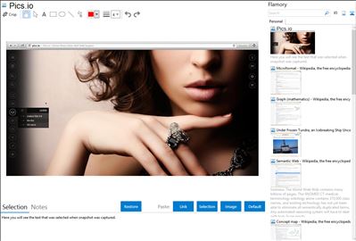 Pics.io - Flamory bookmarks and screenshots