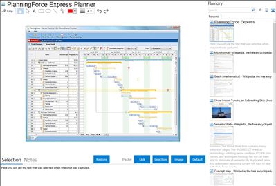 PlanningForce Express Planner - Flamory bookmarks and screenshots