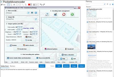 Pocketdivxencoder - Flamory bookmarks and screenshots