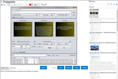 Praisenter - Flamory bookmarks and screenshots