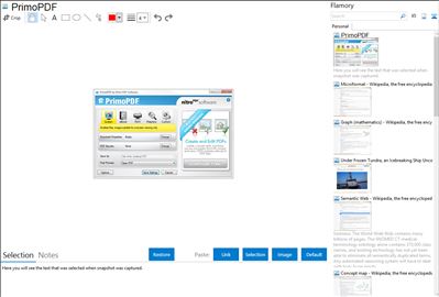 PrimoPDF - Flamory bookmarks and screenshots