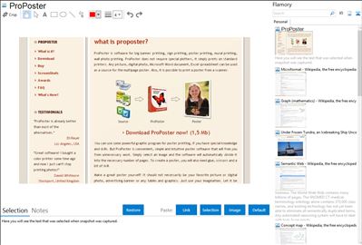 ProPoster - Flamory bookmarks and screenshots
