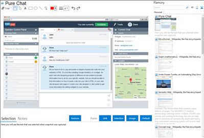Pure Chat - Flamory bookmarks and screenshots
