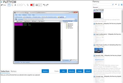 PuTTYCM - Flamory bookmarks and screenshots