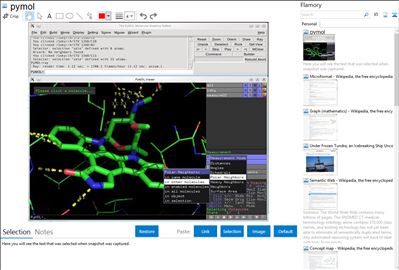 pymol - Flamory bookmarks and screenshots