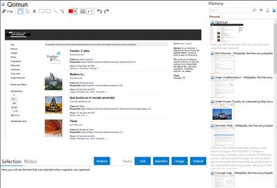 Qomun - Flamory bookmarks and screenshots
