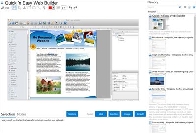 Quick 'n Easy Web Builder - Flamory bookmarks and screenshots