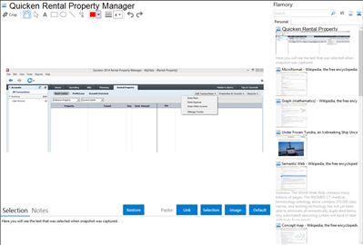 Quicken Rental Property Manager - Flamory bookmarks and screenshots