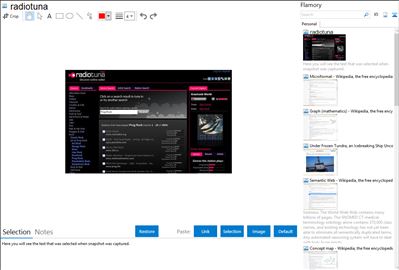 radiotuna - Flamory bookmarks and screenshots