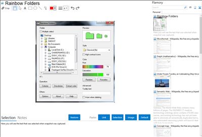 Rainbow Folders - Flamory bookmarks and screenshots