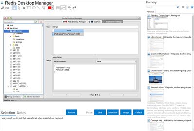 Redis Desktop Manager - Flamory bookmarks and screenshots