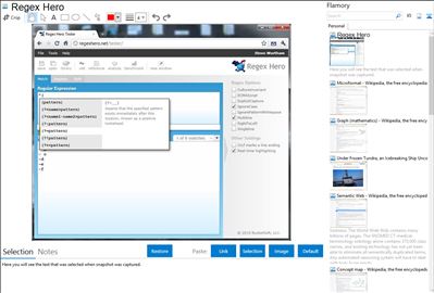 Regex Hero - Flamory bookmarks and screenshots