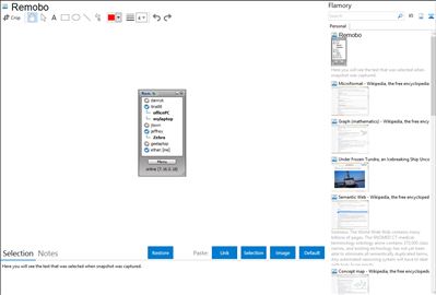 Remobo - Flamory bookmarks and screenshots