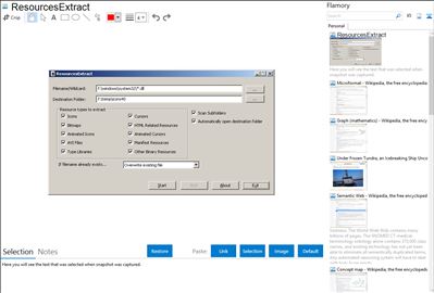 ResourcesExtract - Flamory bookmarks and screenshots