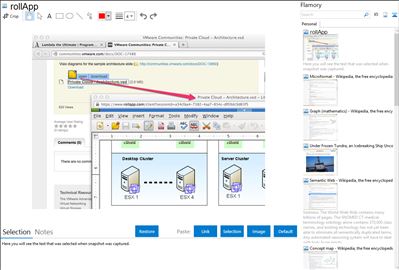 rollApp - Flamory bookmarks and screenshots