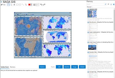 SAGA GIS - Flamory bookmarks and screenshots