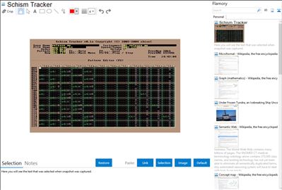 Schism Tracker - Flamory bookmarks and screenshots