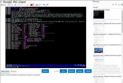 ScrollZ IRC Client - Flamory bookmarks and screenshots