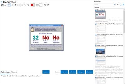 Securable - Flamory bookmarks and screenshots