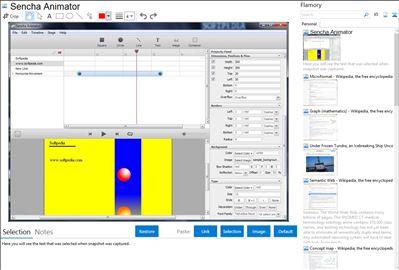Sencha Animator - Flamory bookmarks and screenshots