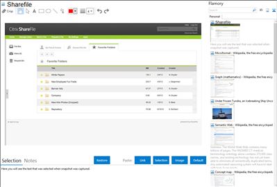 Sharefile - Flamory bookmarks and screenshots