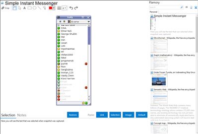 Simple Instant Messenger - Flamory bookmarks and screenshots