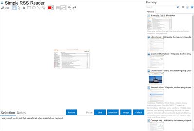 Simple RSS Reader - Flamory bookmarks and screenshots