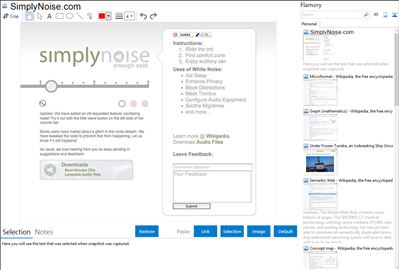 SimplyNoise.com - Flamory bookmarks and screenshots