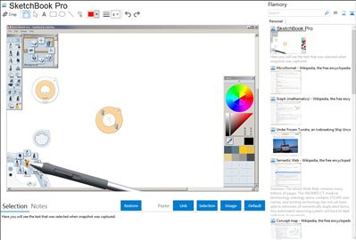 SketchBook Pro - Flamory bookmarks and screenshots