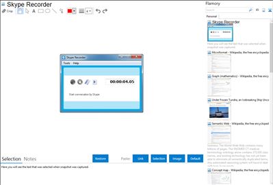 Skype Recorder - Flamory bookmarks and screenshots