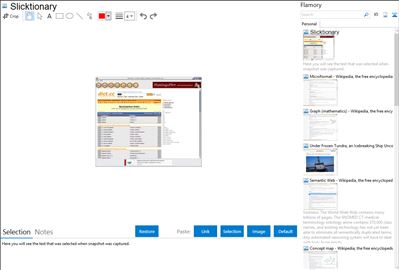 Slicktionary - Flamory bookmarks and screenshots