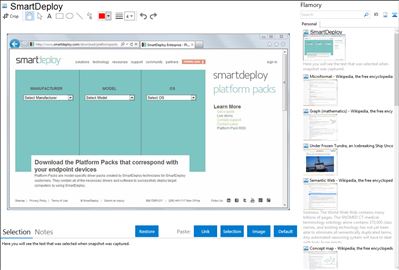 SmartDeploy - Flamory bookmarks and screenshots