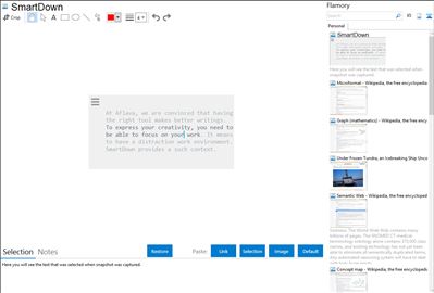 SmartDown - Flamory bookmarks and screenshots
