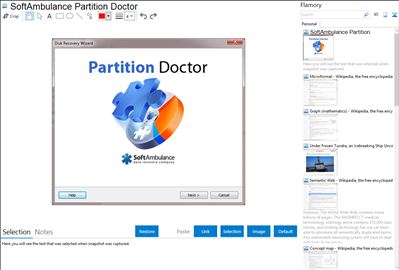 SoftAmbulance Partition Doctor - Flamory bookmarks and screenshots