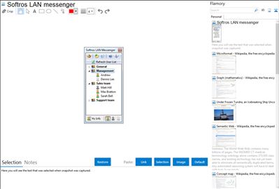 Softros LAN messenger - Flamory bookmarks and screenshots